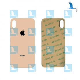 iPhone X - Vitre arrière - Or - Grand orifice - iPhone X - oem iPhone X - Vitre arrière - Or - Grand orifice - iPhone X - oem