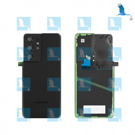 Backcover - GH82-24499A - Black (Phantom Black) - Galaxy S21 Ultra 5G (G998) - oem