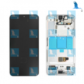 LCD + Touch + Frame - GH82-27520B/GH82-27521B - Blanc (Phantom white) - Galaxy S22 (S901B) -  service pack LCD + Touch + Frame - GH82-27520B/GH82-27521B - Blanc (Phantom white) - Galaxy S22 (S901B) - ori