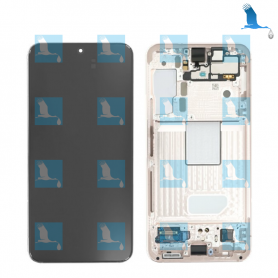 LCD + Touch + Frame - GH82-27520D/GH82-27521D -  Rose or (Pink gold) - Galaxy S22 (S901B) - service pack LCD + Touch + Frame - GH82-27520D/GH82-27521D - Rose or (Pink gold) - Galaxy S22 (S901B) - ori