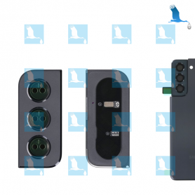 Camera + Lentille + Chassis - GH98-46110A - Noir (Phantom Grey) - Galaxy S21 5G (G991) - original - qor
