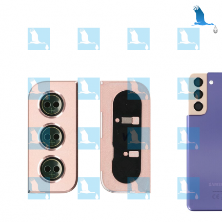 Camera + Lentille + Chassis - GH98-46110B - Violet (Phantom Purple) - Galaxy S21 5G (G991) - original - qor