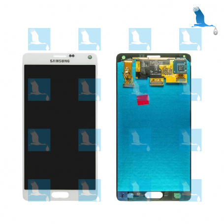 LCD + Touch - GH97-16565A - Blanc - Samsung Galaxy Note 4 - N910F - qor