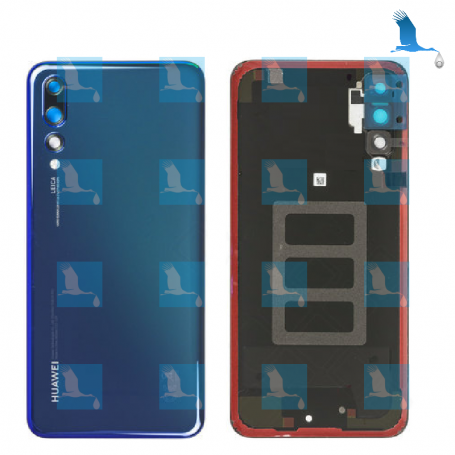 Battery cover - 02351WRT - Blu (Midnight blue) - Huawei P20 Pro (CLT-L29) - original - qor
