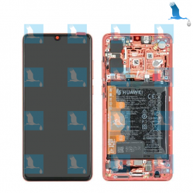 P30 - LCD + Frame + Batteria - 02352NLQ - Rosso (Amber sunrise) - Huawei P30 (ELE-L29) P30 - LCD + Frame + Batteria - 02352NLQ - Rosso (Amber sunrise) - Huawei P30 (ELE-L29)