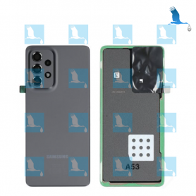 Backcover - Battery cover - GH82-28017A - Noir (Awesome black) - Galaxy A53 5G (SM-A536B) - ori Backcover - Battery cover - GH82-28017A - Noir (Awesome black) - Galaxy A53 5G (SM-A536B) - ori