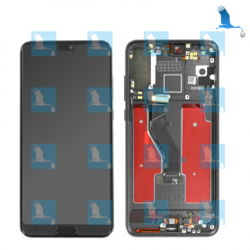 LCD + Touchscreen + Frame - 02351WQK - Noir - Huawei P20 Pro (CLT-L29) - oem LCD + Touchscreen + Frame - 02351WQK - Noir - Huawei P20 Pro (CLT-L29) - oem