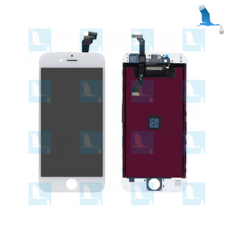 Display e Touchscreen - Bianco - iPhone 6 - qor