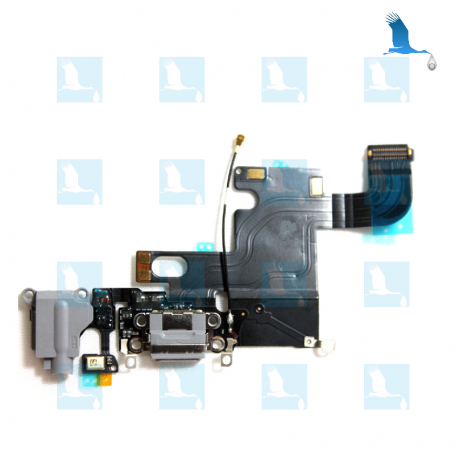 Charging Port & Audio Flex Cable - Grigio - iPhone 6 - QOR