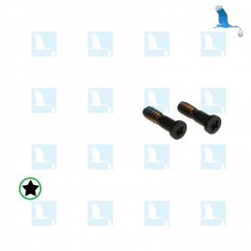 2 x Closing Screws - Noir - iP6 / iP6+ / iP6S / iP6S+ Orig 2 x Closing Screws - Noir - iP6 / iP6+ / iP6S / iP6S+ Orig