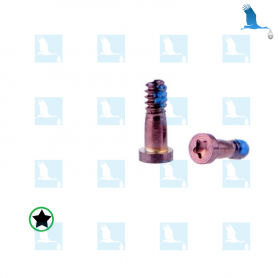 Set of 2 closing screws - Pink - iP6 / iP6+ / iP6S / iP6S+ Orig Set of 2 closing screws - Pink - iP6 / iP6+ / iP6S / iP6S+ Orig