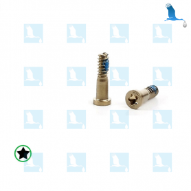 Set 2 vis de fermeture - Or - iP6 / iP6+ / iP6S / iP6S+ Orig Set 2 vis de fermeture - Or - iP6 / iP6+ / iP6S / iP6S+ Orig