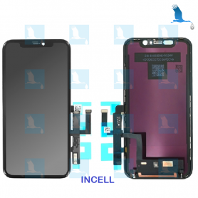 iPhone 11 - LCD + Touch + Metal Bracket - (Haute luminosité)  Incell FHD - iPhone 11 (A2221) Display + Touch + Metal Bracket - iPhone 11 (A2221) - Incell - oem
