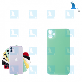 Vitre arrière de couverture  - Vert - Grande ouverture - iPhone 11 Vitre arrière de couverture - Vert - Grande ouverture - iPhone 11