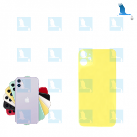 Vitre arrière de couverture - Grande ouverture - Jaune - iPhone 11 Vitre arrière de couverture - Grande ouverture - Jaune - iPhone 11