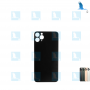 Vitre arrière de couverture - Grande ouverture - Noir - iPhone 11 Pro