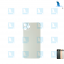 Copertura posteriore in vetro posteriore - Foro grande - Bianco - iPhone 11 Pro - oem
