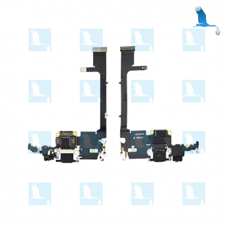 Charging Port Flex Assembly - 821-02140-A - Black - iPhone 11 Pro