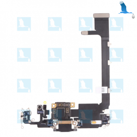 Charging port flex with circuit board - 821-02140A - Nero - iPhone 11 Pro Max - ori