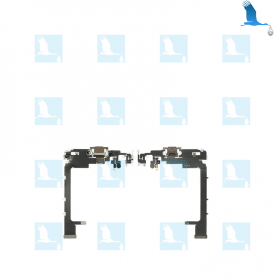 Charging port flex with circuit board - 821-02140A - Gold - iPhone 11 Pro Max - ori