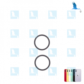 Metal ring - Schwarz - iPhone 11 (A2221) - original - qor