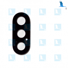 Rear Camera Lens With Frame - Black - iPX - QON