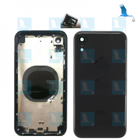 Boitier avec vitre arrière - Noir - iPhone XR - oem