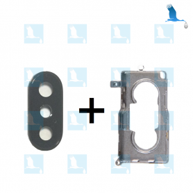 copy of Rear Camera Lens With Frame & Gasket - Black - iPXS - QON