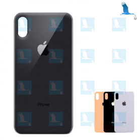 Vitre arrière - Noir (Space Grey) - Grand orifice - iPhone XS Max - oem Vitre arrière - Noir (Space Grey) - Grand orifice - iPhone XS Max - oem