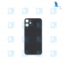 Back cover glass  - Big hole - Black - iPhone 12 mini