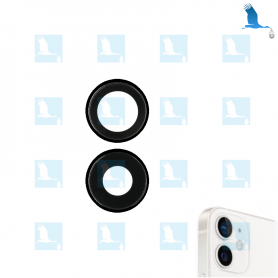 Camera lens with frame - Noir - iPhone 12 (A2403) / 12 Mini (A2399) - ori Camera lens with frame - Noir - iPhone 12 (A2403) / 12 Mini (A2399) - ori