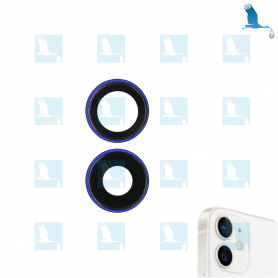 Camera lens with frame - Bleu - iPhone 12 (A2403) / 12 Mini (A2399) - ori Camera lens with frame - Bleu - iPhone 12 (A2403) / 12 Mini (A2399) - ori
