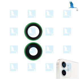 Camera lens with frame - Verde - iPhone 12 (A2403) / 12 Mini (A2399) - ori