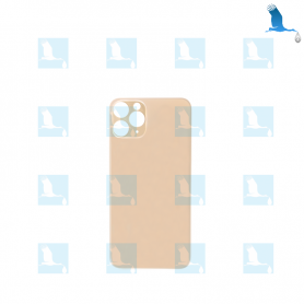 Vitre arrière - Grand orifice - Or - iPhone 12 Pro Max - oem