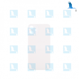 Vitre arrière - Grand orifice - Blanc (Silver) - iPhone 12 Pro Max - oem