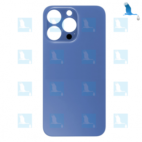 Back cover glass - Großes Loch - Blau (Sierra Blue) - iPhone 13 Pro - oem