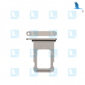 SIM Tray - ET-AP00000243 - Silber (Starlight) - iPhone 13 - ori