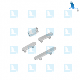 Side key buttons - White - iPhone 12 (A2403) / 12 Mini (A2399) - ori