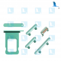 SIM Card + Side buttons - Vert - iPhone 11 (A2221) - original - qor