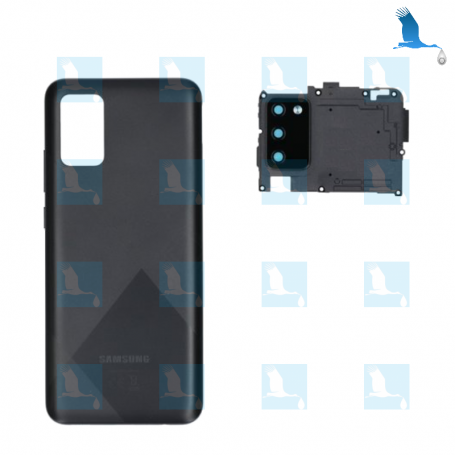 Vitre arrière - Protection batterie - GH81-20239A - Noir - Samsung Galaxy A02s (A025G) / A02s (A025G) - ori