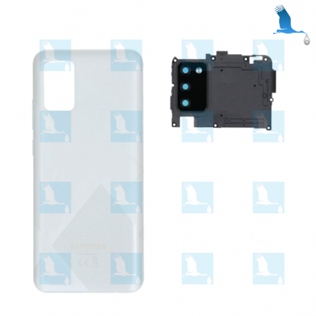 Vitre arrière - Protection batterie - GH81-20242A - Blanc - Samsung Galaxy A02s (A025G) / A02s (A025G) - ori