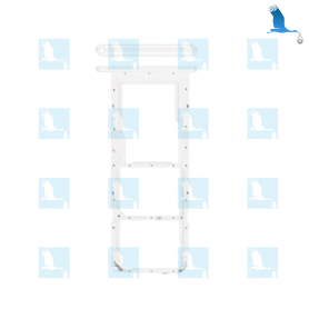 SIM Card tray (Dual) - GH81-20137A - Blanc - Samsung Galaxy A02s (A025G) - sp