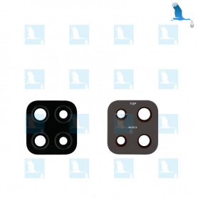 Camera Lens With Sticker - GH64-08313A - Galaxy A12 (A125F/A127F), Galaxy M12 (M127F) - original
