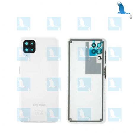 Back cover - GH82-24487B - Blanc - Galaxy A12 (A125F/A127F) - original