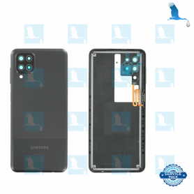 Back cover - GH82-24487A - Black - Galaxy A12 (A125F/A127F) - service pack Back cover - GH82-24487A - Black - Galaxy A12 (A125F/A127F) - service pack