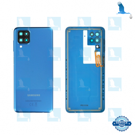 Back cover - GH82-24487C - Bleu - Galaxy A12 (A125F/A127F) - service pack