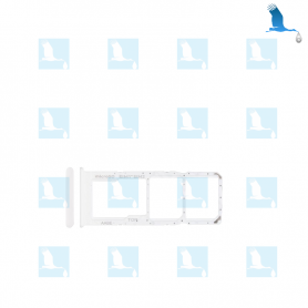 SIM Card tray - GH98-46124B - White - Galaxy A12 (A125F/A127F) - original