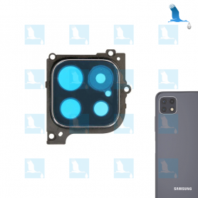 A22 (5G) - Lentille camera arrière avec support et sticker - GH81-20704A - Noir - Galaxy A226 (5G) - ori A22 (5G) - Lentille camera arrière avec support et sticker - GH81-20704A - Noir - Galaxy A226 (5G) - ori