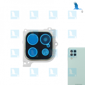 A22 (5G) - Lentille camera arrière avec support et sticker - GH81-20705A - Vert (Mint) - Galaxy A226 (5G) - ori A22 (5G) - Lentille camera arrière avec support et sticker - GH81-20705A - Vert (Mint) - Galaxy A226 (5G) - ori