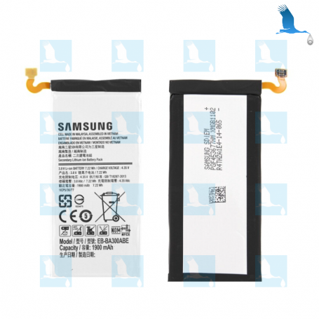 Batterie - EB-BA300ABE - GH43-04381B - 1900mAh - Samsung Galaxy A3 (A300F) - Service Pack